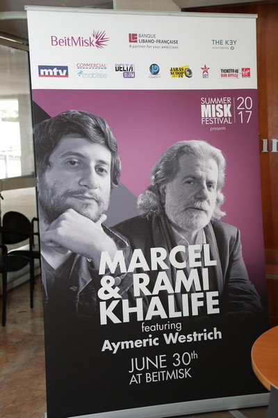 Garou and Marcel Khalife at Summer Misk Festival